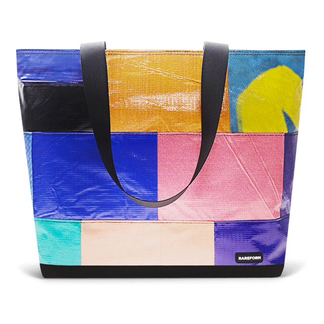 Patchwork Zippered Blake Tote