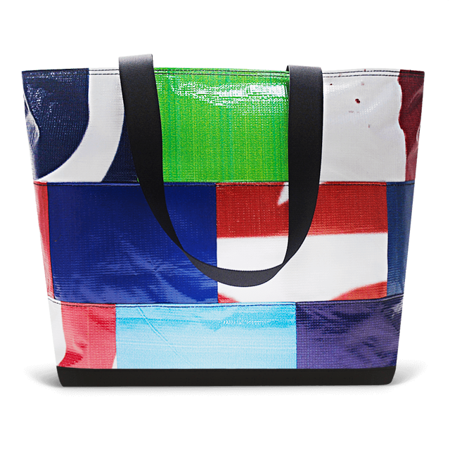 Patchwork Zippered Blake Tote