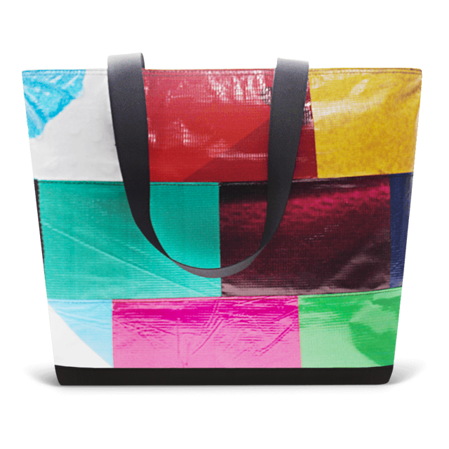 Patchwork Zippered Blake Tote