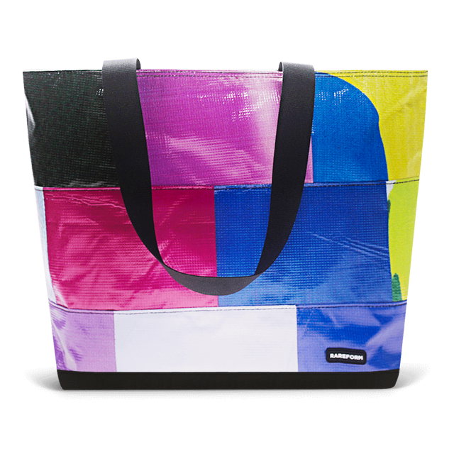 Patchwork Zippered Blake Tote