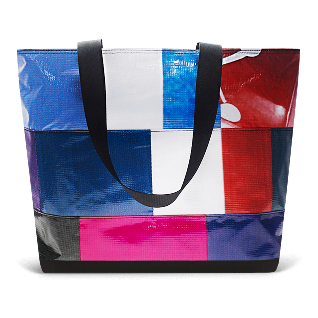 Patchwork Zippered Blake Tote