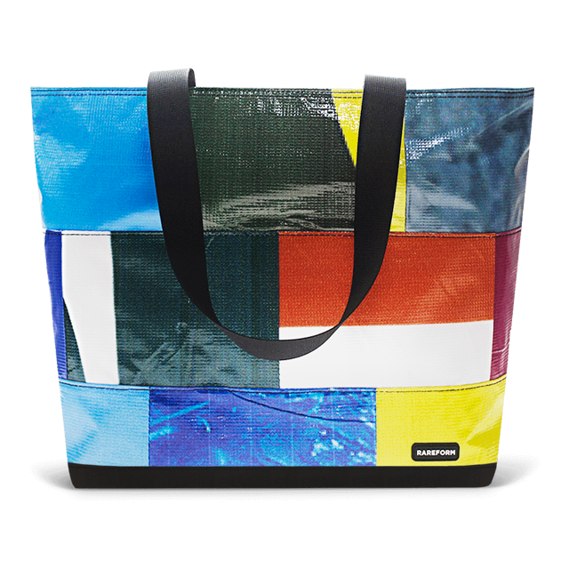 Patchwork Zippered Blake Tote
