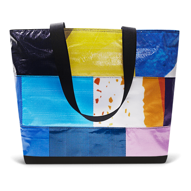Patchwork Zippered Blake Tote