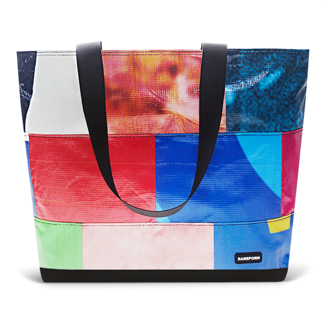 Patchwork Zippered Blake Tote