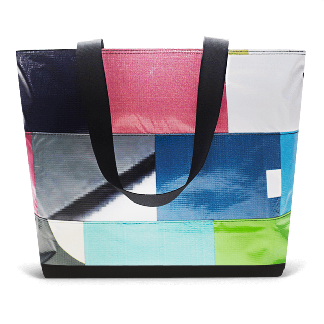 Patchwork Zippered Blake Tote