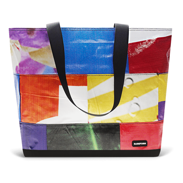 Patchwork Zippered Blake Tote