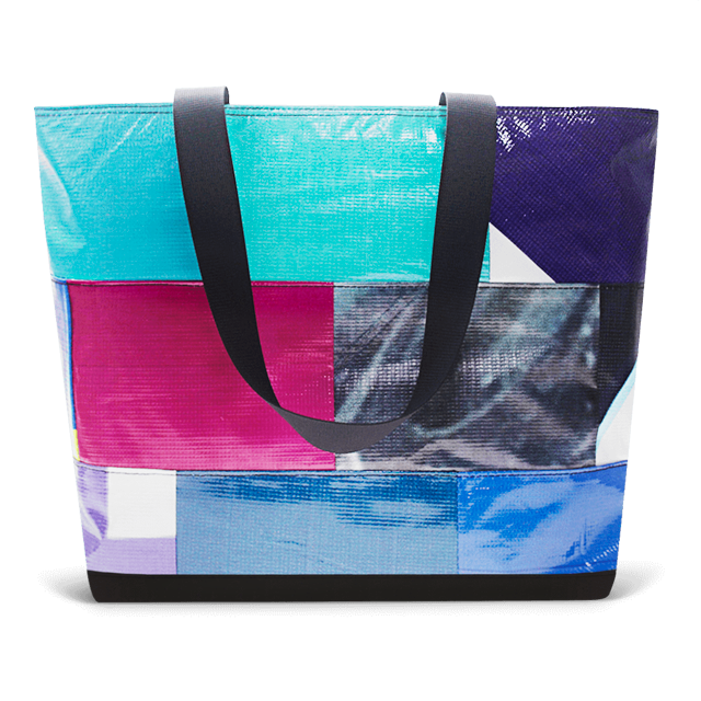 Patchwork Zippered Blake Tote