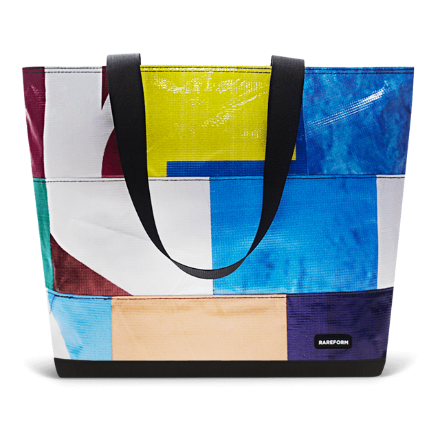Patchwork Zippered Blake Tote
