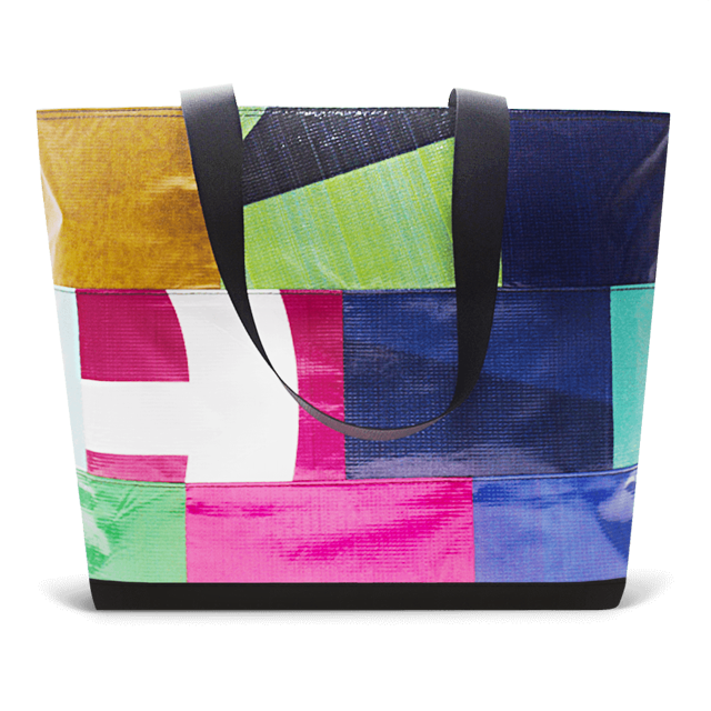 Patchwork Zippered Blake Tote