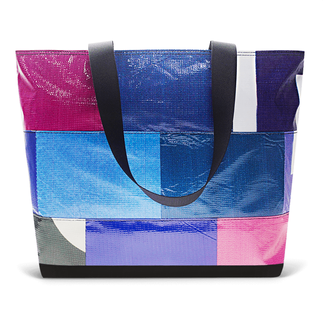 Patchwork Zippered Blake Tote