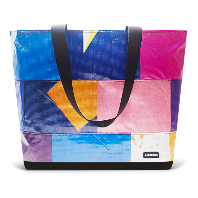 Patchwork Zippered Blake Tote