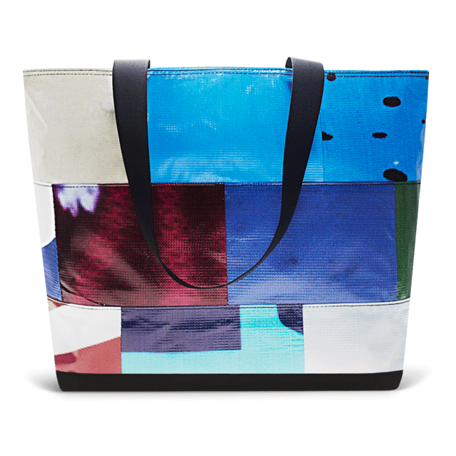 Patchwork Zippered Blake Tote