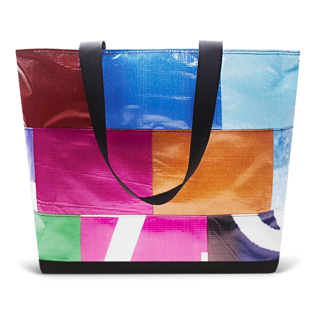 Patchwork Zippered Blake Tote