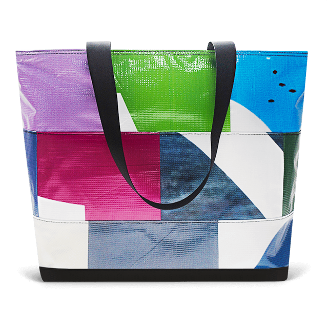 Patchwork Zippered Blake Tote