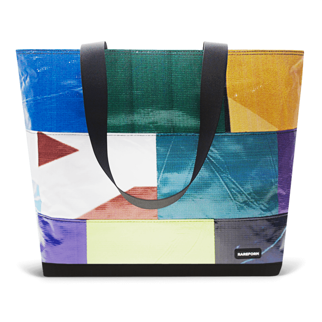 Patchwork Zippered Blake Tote