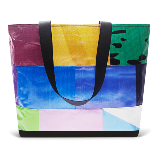Patchwork Zippered Blake Tote
