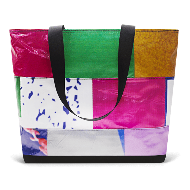 Patchwork Zippered Blake Tote