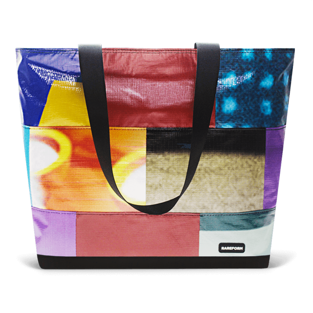 Patchwork Zippered Blake Tote