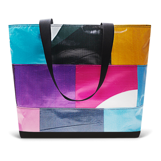 Patchwork Zippered Blake Tote