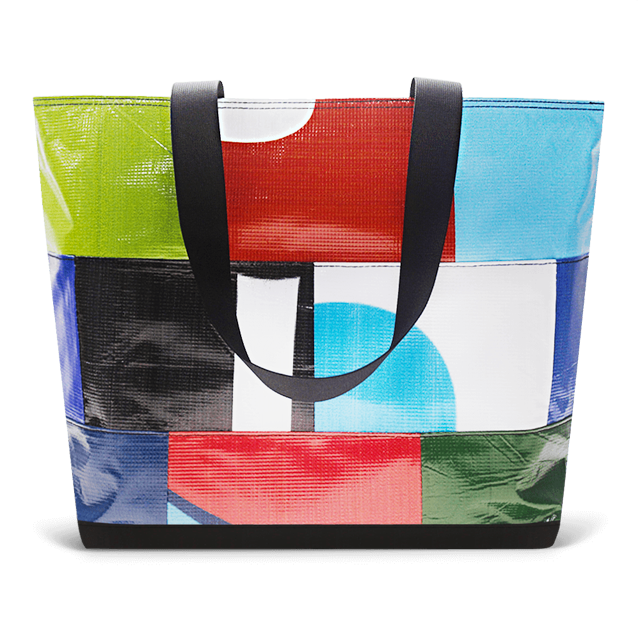 Patchwork Zippered Blake Tote