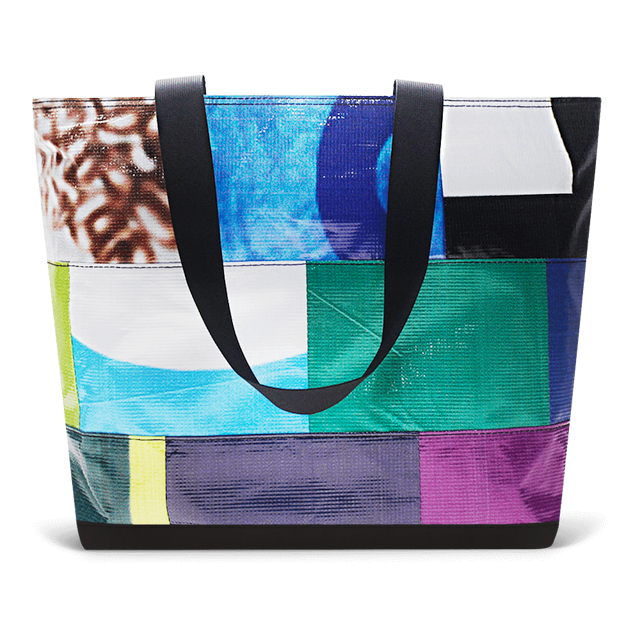 Patchwork Zippered Blake Tote