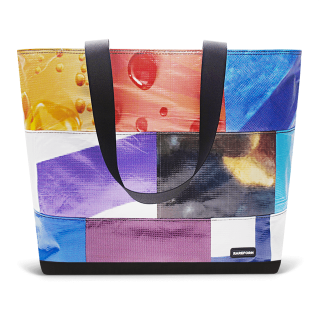 Patchwork Zippered Blake Tote