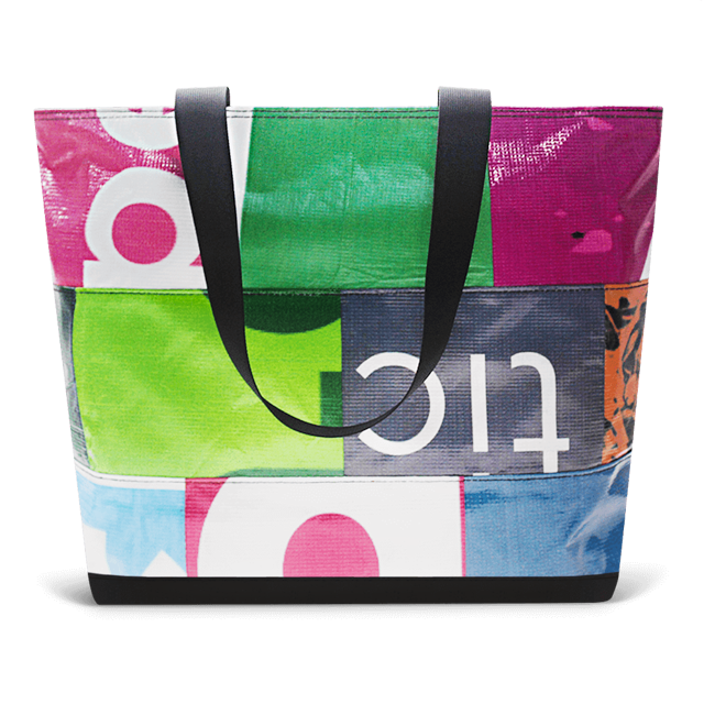 Patchwork Zippered Blake Tote