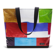 Patchwork Zippered Blake Tote