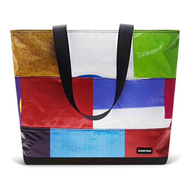 Patchwork Zippered Blake Tote