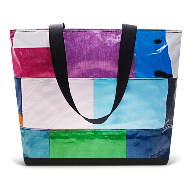 Patchwork Zippered Blake Tote