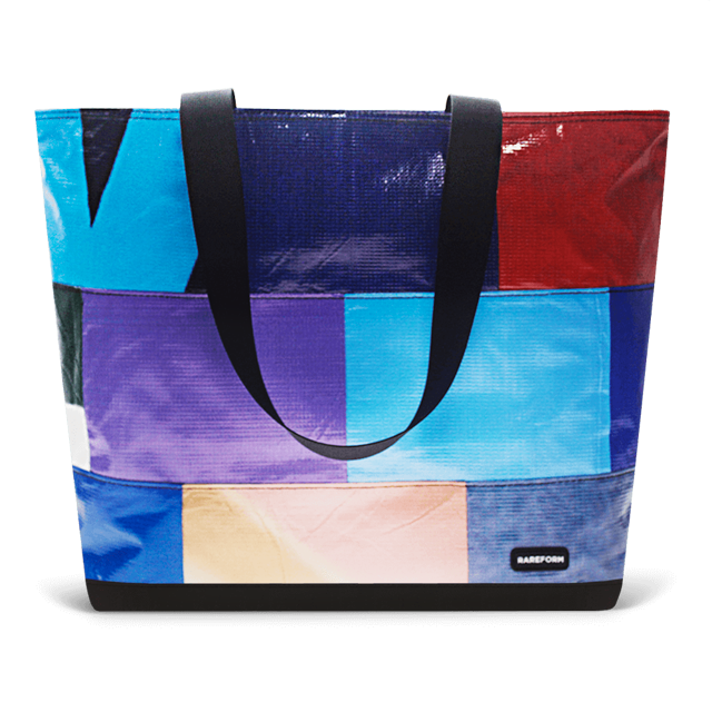 Patchwork Zippered Blake Tote