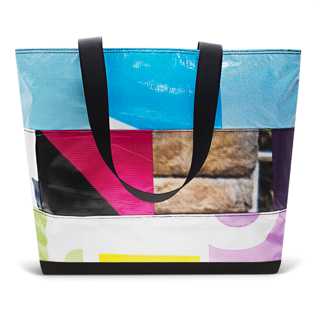 Patchwork Zippered Blake Tote