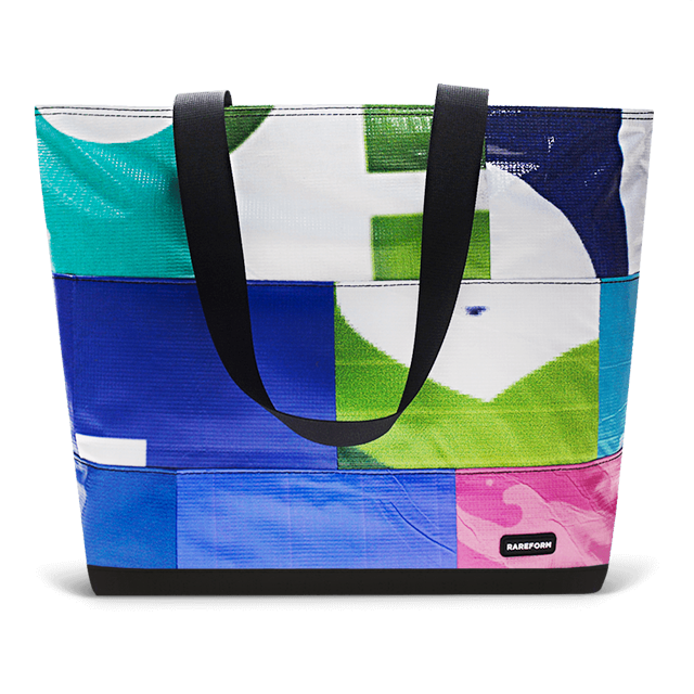 Patchwork Zippered Blake Tote