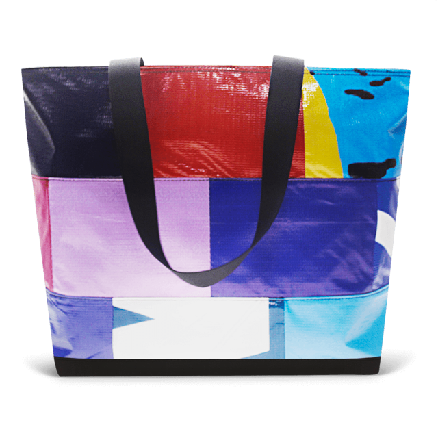 Patchwork Zippered Blake Tote