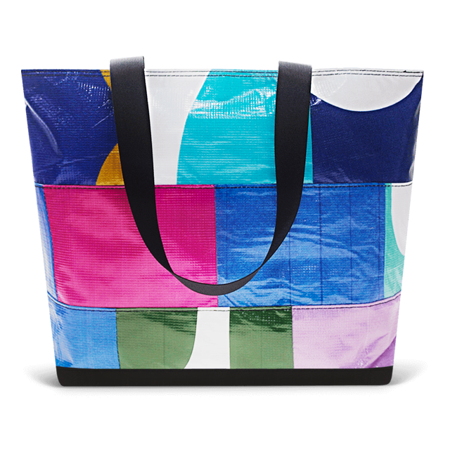 Patchwork Zippered Blake Tote