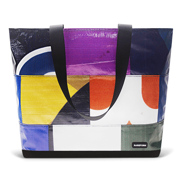 Patchwork Zippered Blake Tote
