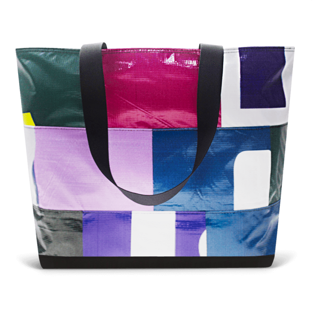 Patchwork Zippered Blake Tote