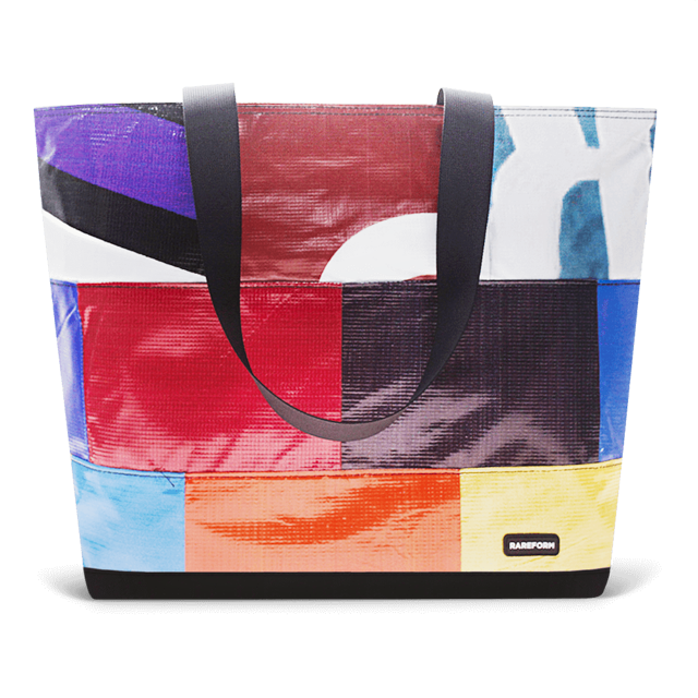 Patchwork Zippered Blake Tote