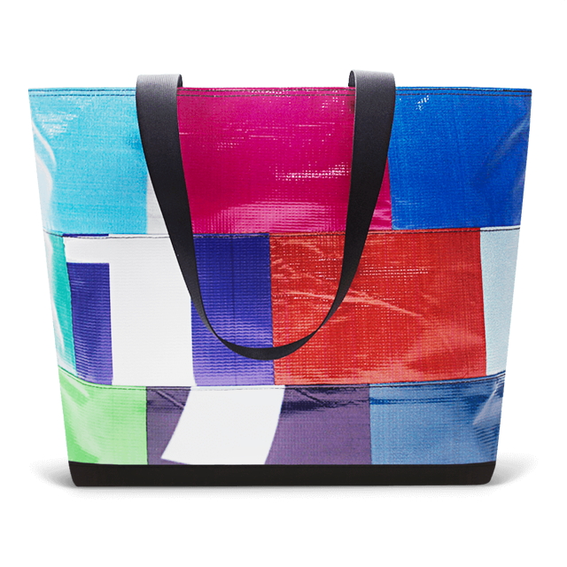 Patchwork Zippered Blake Tote