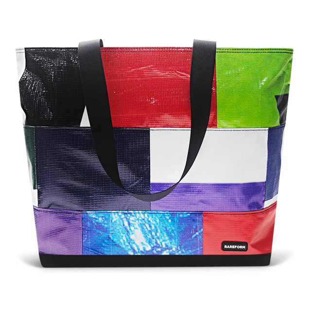 Patchwork Zippered Blake Tote