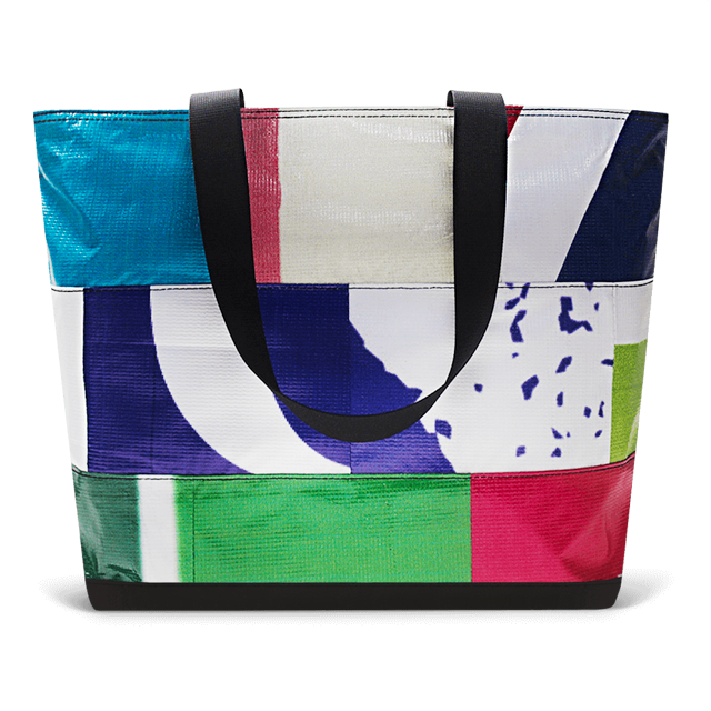 Patchwork Zippered Blake Tote