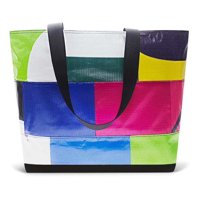 Patchwork Zippered Blake Tote