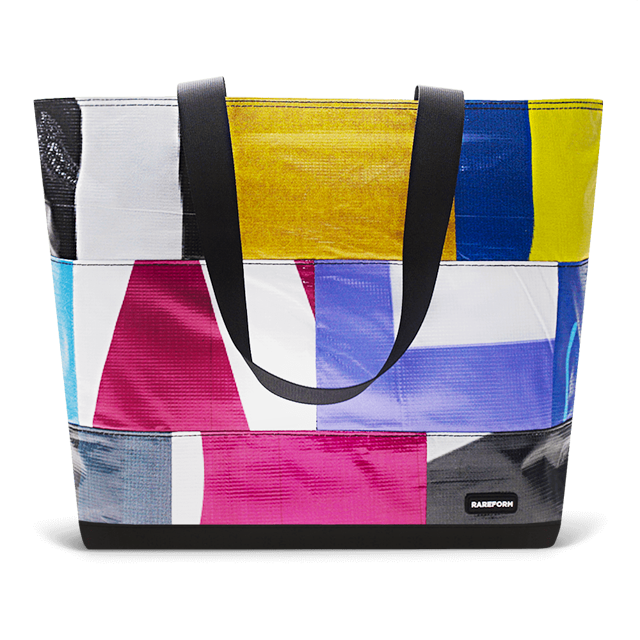 Patchwork Zippered Blake Tote