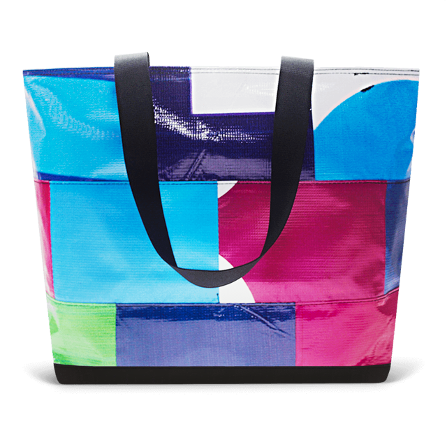 Patchwork Zippered Blake Tote