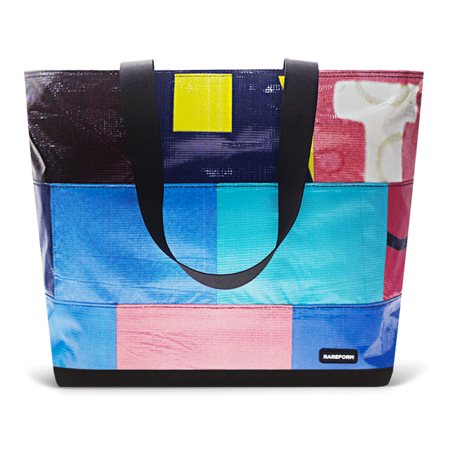 Patchwork Zippered Blake Tote
