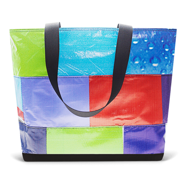 Patchwork Zippered Blake Tote