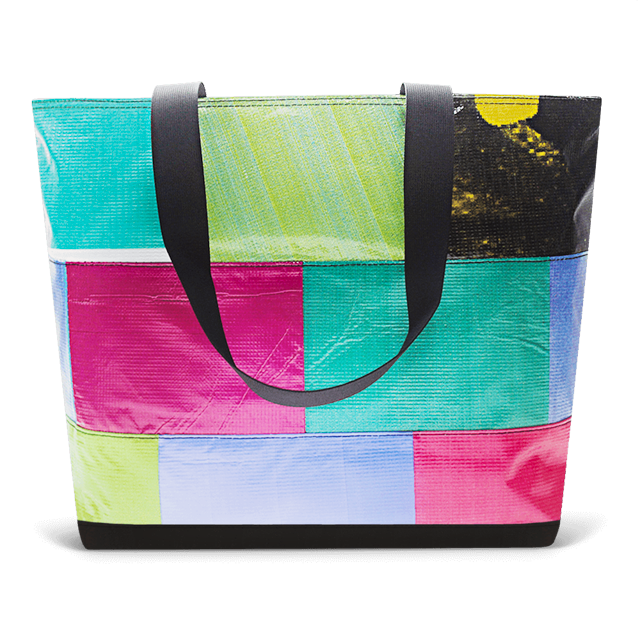 Patchwork Zippered Blake Tote