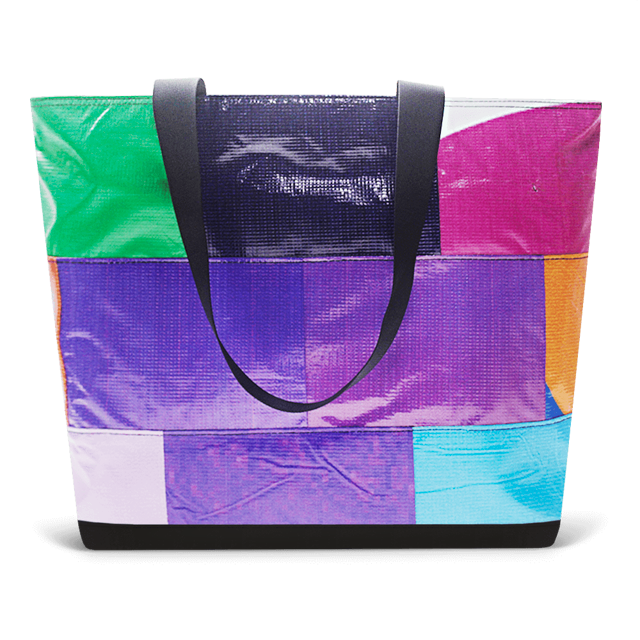 Patchwork Zippered Blake Tote