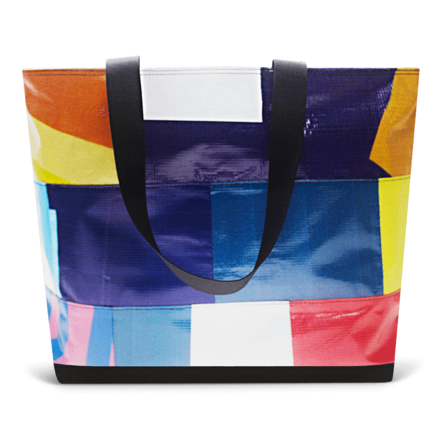 Patchwork Zippered Blake Tote