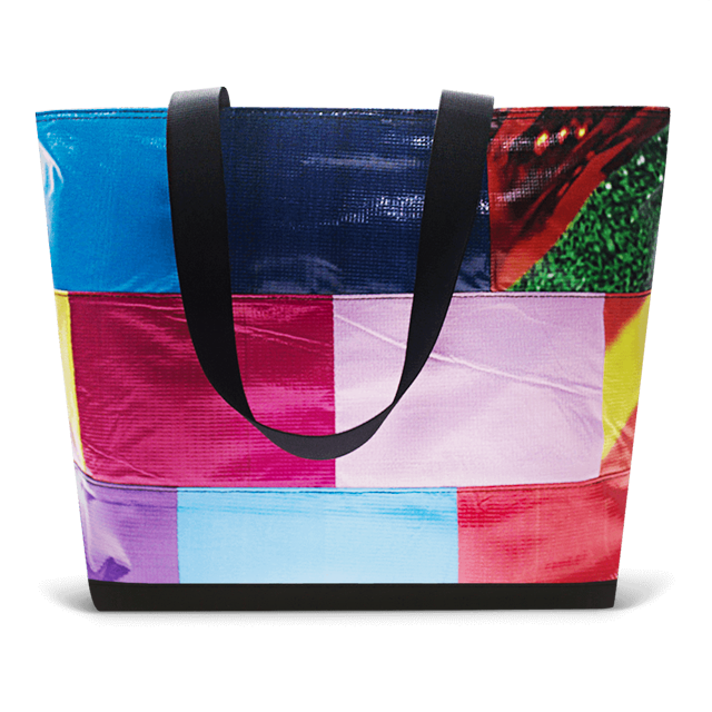 Patchwork Zippered Blake Tote